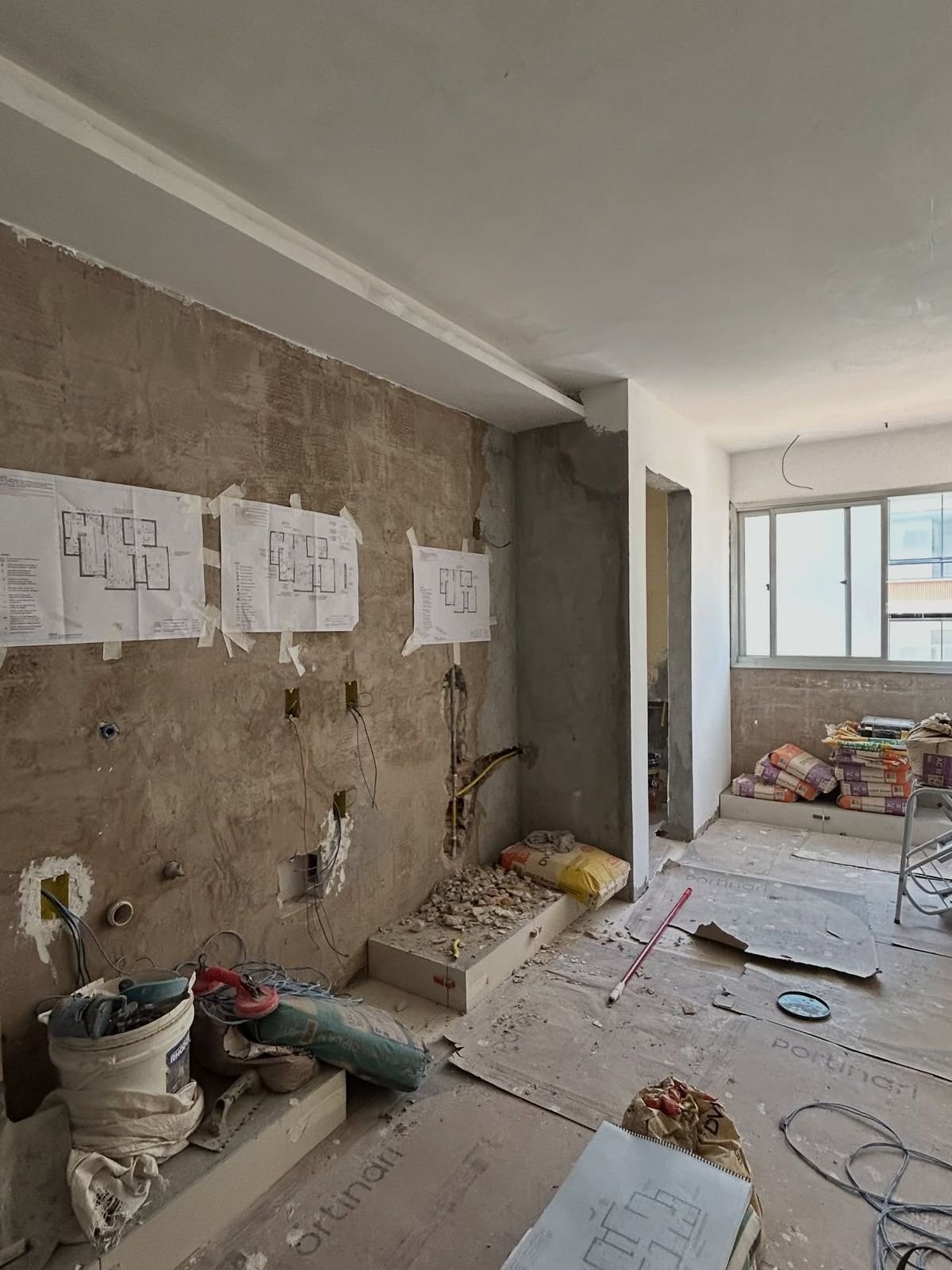 Bedroom before Zouse fit-out